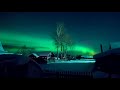 Most Colorful Northern Lights. Green Red Yellow Pink Violet Orange Colors of Aurora Borealis