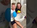 GIANT surprise egg CHALLENGE Win prize in small Toilet with girlfriend #shorts