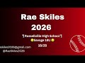 1B Highlights - Rae Skiles 2026