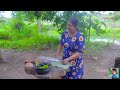 Savory Jackfruit!! mixed Coconut You'll Crave! Cooking fish gravy and village food| Mali