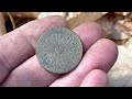 Holy crap ! he just found the oldest US coin metal detecting with the Fisher F19