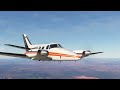 Flying the Black Square Piston Duke from Gladstone to Rockhampton in Microsoft Flight Simulator
