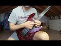 Wasted years, Iron Maiden, Adrian Smith guitar solo (hybrid picking)
