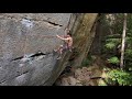 Dogleg 5.12a, Red River Gorge Ky Rock Climbing