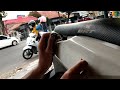 Lepas striping motor lama setelah 12th,,cara bersihin bekas lem striping