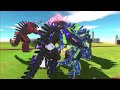 Team Kong x Godzilla Evolution VS MechaGodzilla Team + Machine Warrior