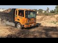 Daily Job Excavator  Loading  Dump Truck