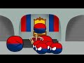 Mediveal History of Serbia in Countryballs (Remastered part 1) | Countryball Animation