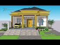 CONTOH RUMAH ATAP LIMAS UKURAN 9X10 METER. RUMAH MEWAH & ELEGAN