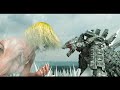 What if Ymir fritz use all Titan's power vs Mecha Godzilla