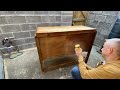 Vintage Oak Credenza/Buffet RESTORATION.