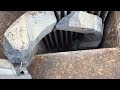 Home made jaw rock crusher