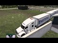 TREN DE CARRETERA (6 TRAILERS) Kenworth T680 PAQUETEXPRESS en Chihuahua American Truck Simulator