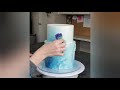 Easy Watercolor Painted Buttercream | Modern Painted Cake | Cake Decorating Tutorial