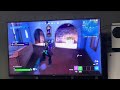 Playing Fortnite (I’m not the greatest at it)