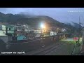 cargueiro da MRS logística passando na cancela de Japeri 26/05/24 com chuva 🌧️☂️🌂
