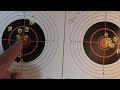 Remington Express .177 And Kral shooting target freehand and rested