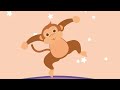 Five Little Monkeys Jumping On The Bed - Kids Song - Nursery Rhyme