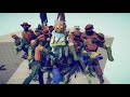 100x ZOMBIES + GIANT ZOMBIES vs EVERY GOD - Totally Accurate Battle Simulator TABS