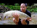 Primitive Skills: Catch the biggest fish in the pond