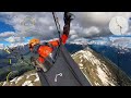 Flying a 220 km triangle in the Alps on a paraglider | Mornera
