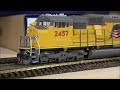 Product Demo: Athearn Genesis SD60M 2022 Release UP w/PTC Antenna and Tsunami 2 Sound!