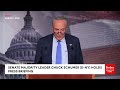 'Very Disappointing And Stunning': Chuck Schumer Shames Senate Republicans For Blocking Tax Bill