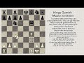 2 minute chess openings | Kings gambit