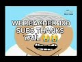 YAYYY THANKS FOR A 100 SUBS || Abboud_the_Fatass || #block13