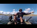 STRIPED BASS Fishing from a Kayak with LIVE MINNOWS, San Luis Reservoir