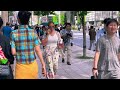 4k hdr japan travel 2024 | Walk in Ginza（銀座）Tokyo japan |  Relaxing Natural City ambience