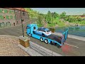 TRANSPORTING CARS, AMBULANCE, POLICE CARS, FIRE TRUCK OF COLORS! WITH TRUCKS! - FS 22 E.P 37