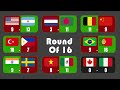 Beat the Keeper in 32 Countries World Cup in algodoo| Charlie's Marble Factory