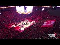 NBA Finals: Raptors fans sing 'O Canada' ahead of Game 5 tip-off