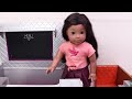 Play Dolls Story about friends in restaurant !