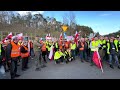 Rozpoczęcie protestu rolników na granicy w Świecku