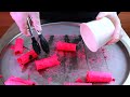 Fanta Strawberry ice cream rolls street food - ايس كريم رول على الصاج  فانتا فروالة