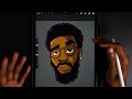 How To Cartoon Yourself in Procreate | Tips and Tricks (SIMPLE)