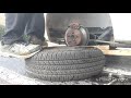 Repair/Replacing your Tire  [Step 1 of 3] (Bead breaking with your vehicle weight)