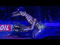 MEGASAURUS EAT'S CAR AT HOT WHEELS MONSTER TRUCK SHOW in ALBANY NY 2019