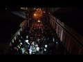 Vista aérea de Procesión histórica de Jesús de la humildad y virgen de dolores de san cristobal