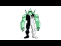 How to Draw Ben 10 | Diamondhead