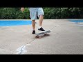 Old Skater Dude.. SLO-MO. messing around with the skater trainers..Getting some height