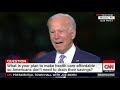 See the moment Joe Biden got upset at CNN town hall