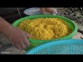 Process of making Multi-Colored Dry Vermicelli from Natural ingredients - Cooking - Trieu Mai Huong.