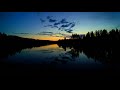 Epic river sunset, in 4k