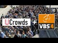 Simulate massive crowds in VBS with uCrowds