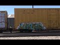 Union Pacific 1390 & 4010 pulling cars out of the Phoenix yard.