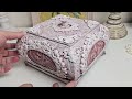 Very beautiful handmade Jewelry box idea/Vintage style jewelry box diy