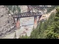 Chilcotin River Debris Now Fraser River Bend bridge | Lytton BC